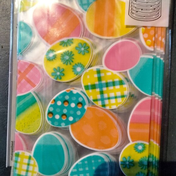 Way to Celebrate Easter Egg Treat Bags 20 Twist Ties Cookie Lot 2 - Picture 8 of 9